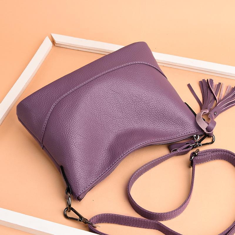 Women's 2022 Fashion Crossbody Bag - Korean Style Soft Leather Shoulder Bag for Middle-aged and Elderly Women