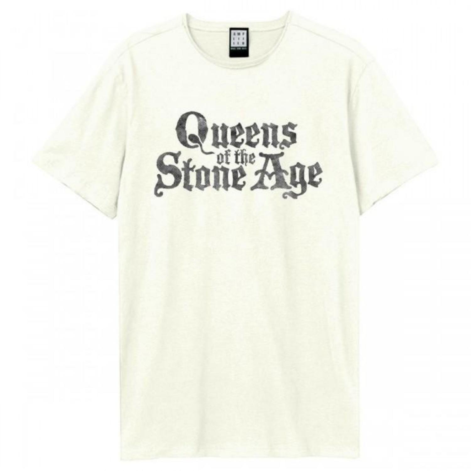 Amplified Unisex Adult Queens Of The Stone Age Logo T-Shirt S