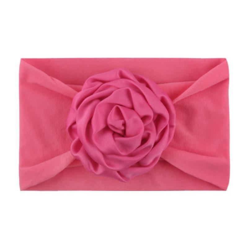 

Soft and comfortable nylon children s headgear, baby ribbon disc nylon stockings headband, baby wide headscarf