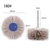 Nylon Wheel Brush for Woodcarving with 80mm Diameter for Precision Work