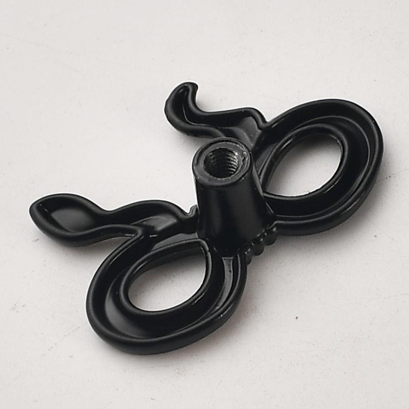 Bowknot Single-Hole Handle For Wardrobe Doors Drawers And Cabinets Retro Zinc Alloy Single-Hole Furniture Small Handle