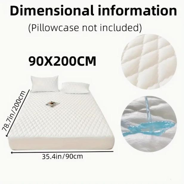 Customized Waterproof Fitted Sheet & Incontinence Mattress Protector - Antibacterial.