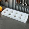 Extension Piece Storage Base 12cm X 4cm, Multi-Hole Plastic Rack for Garage Wall and Cabinet Area Arrangement Use