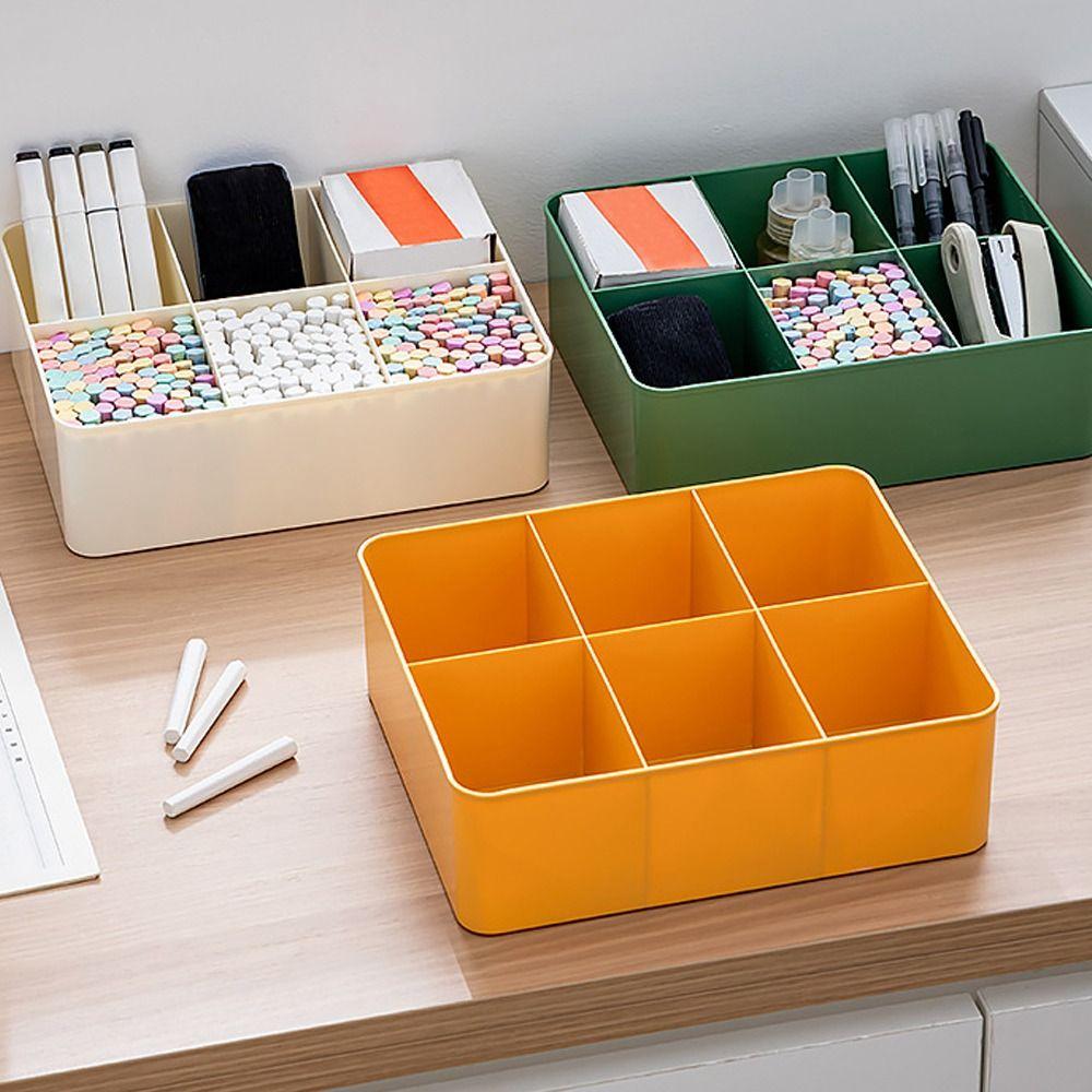 New Plastic Desktop Organizer Box Large Capacity Multifunctional Usage Makeup Organizer Jewelry Office Storage Basket Home