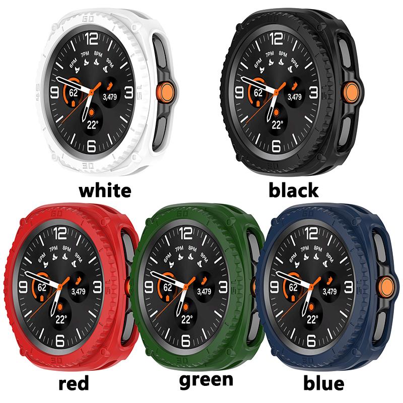 Armor Case+Rotating Bezel for Samsung Galaxy Watch 8 Classic Accessories Protective Bumper Shell for Galaxy Watch 8 46mm