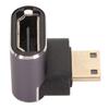 Mini HD Multimedia Interface Male to HD Multimedia Interface Female Adapter 8K 60Hz Two Way 90 Degree Ringt Angle