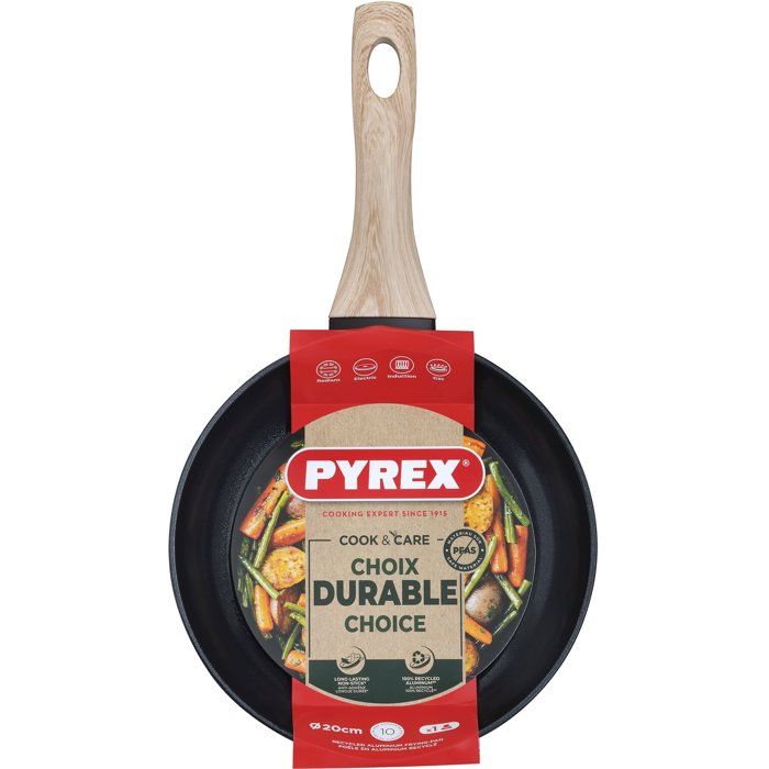Stove - PYREX - Cook & Care - 20 Cm - Non-stick - Induction - PFAS-free