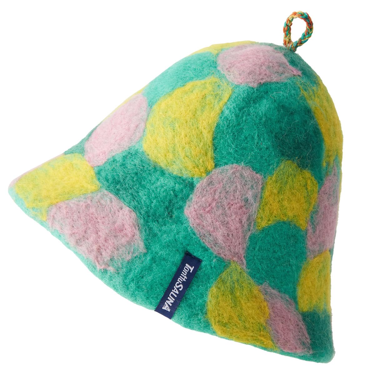 

CasualBox Wool Colorful Felt Sauna Hat Prevents heatstroke and is stylish [CasualBox] 100% [Free Size/Green] зелений