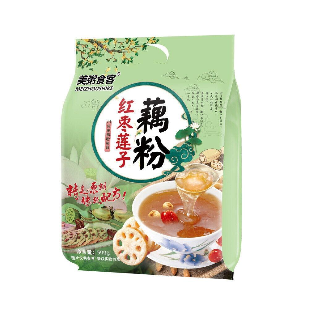Natural Herbal Energy Red Date Lotus Root Powder 500g Breakfast Drink 01