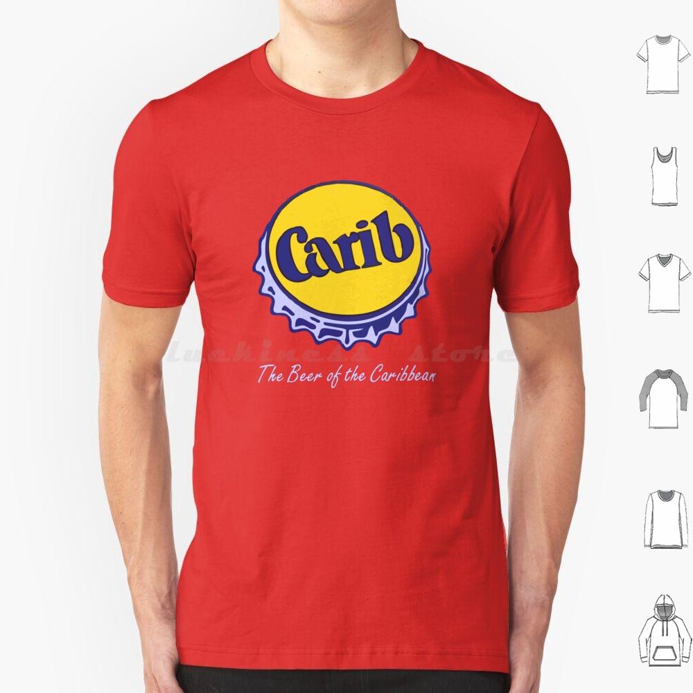 Carib Beer Das Bier der Karibik T-Shirt Große Größe 100% Baumwolle Bier Cerveza Lager Carib Karibik Westindien