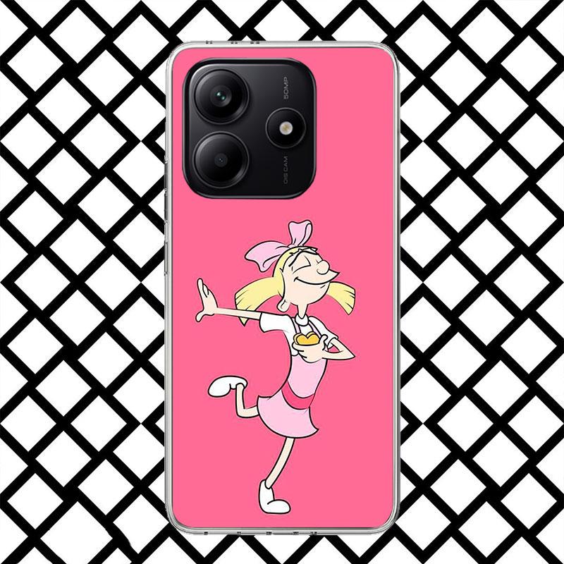 Cartoon Hey Arnold Fondos Phone Case for Xiaomi Redmi Note 15 14 14S 13 12 12S 11 Pro Plus 11E 11T 11S 10S 5G Soft Cover Fundas