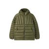 Apostrophe Comma Multi-Curveline Padded Hoodie_Khaki