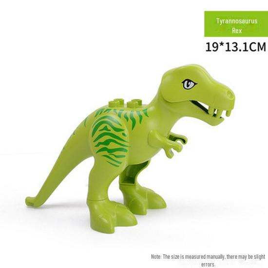 Lego-Compatible Large Animal Accessories Building Blocks for Kids' Prairie, Ocean, Jungle Simulations, Ages 3+