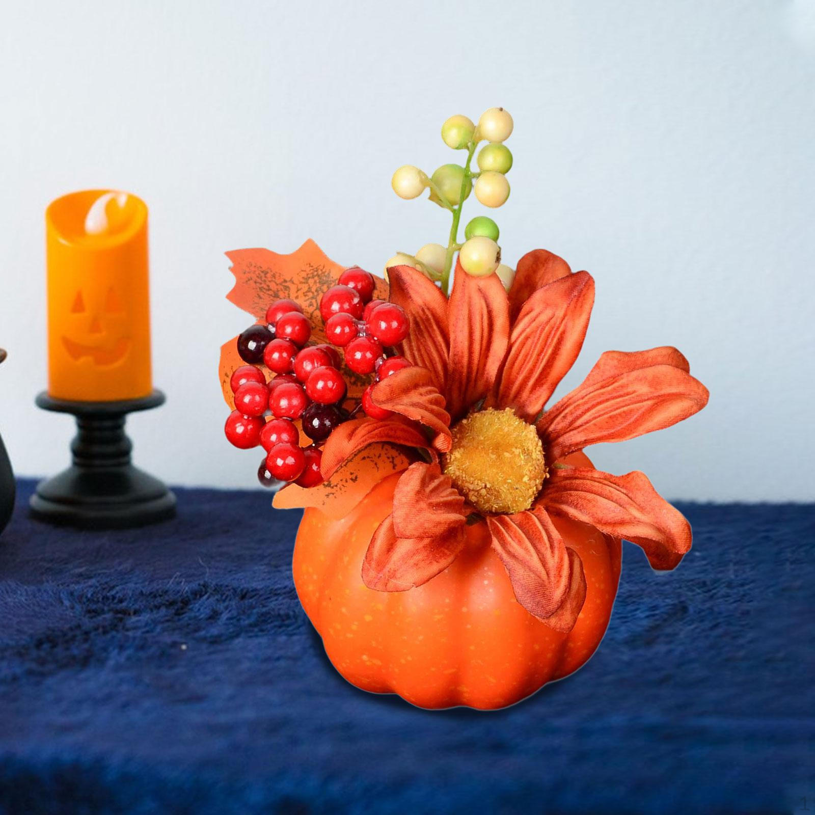 

Статуя тыквы на Хэллоуин, украшение для стола, коллекционная статуэтка для подарка на день рождения Style B