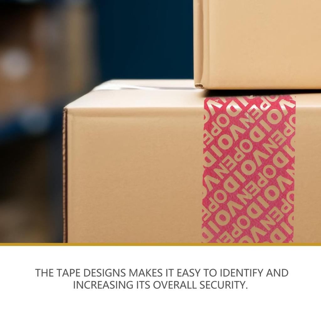 Packaging Tape x Security Sealing Leaves a Mark After Emerges When Box Important Crime Full Transfer Type [3cm 50m] Tamper-evident Tape, Tape, Tape,