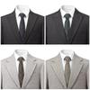 [YFFUSHI] Business Necktie for Men, 7.5cm Wide, Washable, Easy Care, Thick, Suitable for Graduation Ceremonies, Coming-of-Age Ceremonies, Job
