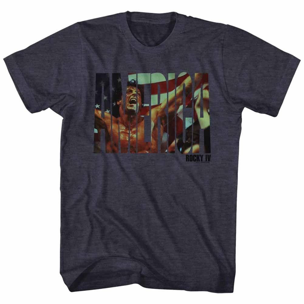Rocky - America - Short Sleeve - Heather - Adult - T-Shirt S
