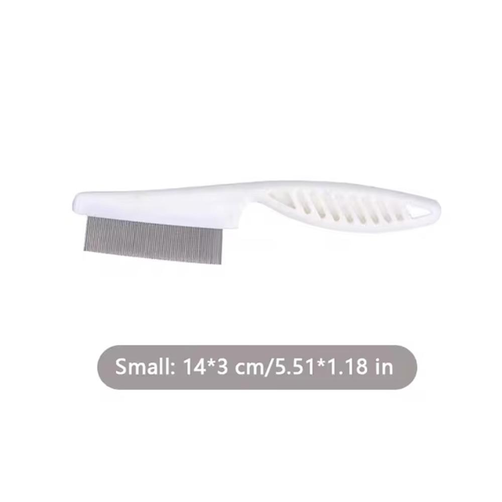 

Cat Flea Comb Cat Tooth Comb Pet In-Line Steel Comb For Dog Lice Comb To Remove Fleas