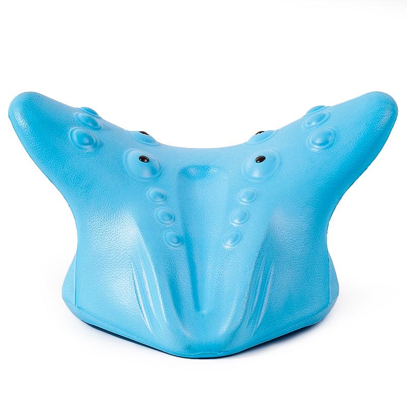 C-Shaped Cervical Vertebra Neck and Shoulder Massager Pillow