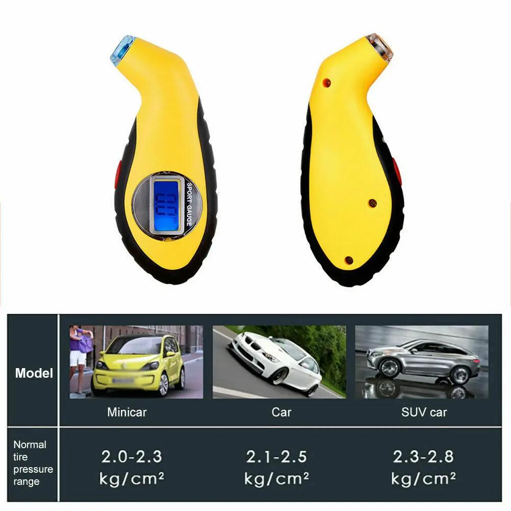 Tire pressure gauges are used to measure the air pressure of tires in cars, motorcycles, etc., and are convenient to carry