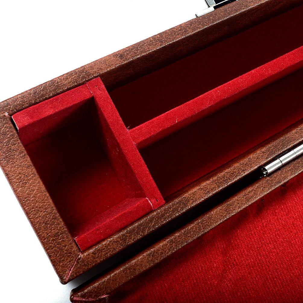 Cuesoul Jointed Pool Cue R306 1/2 Case, Brown,