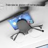 Multifunctional Microfiber Car Visor Clip for Glasses and Cards