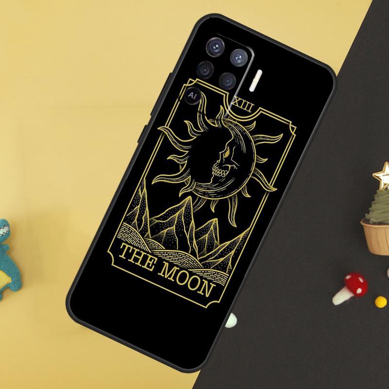 moon Tarot Mystery totem Case For Oppo A58 A78 A98 A18 A38 A74 A94 A54 A15 A17 A57 A6 A5 Pro A16 A76 A96 A40 A60 A80