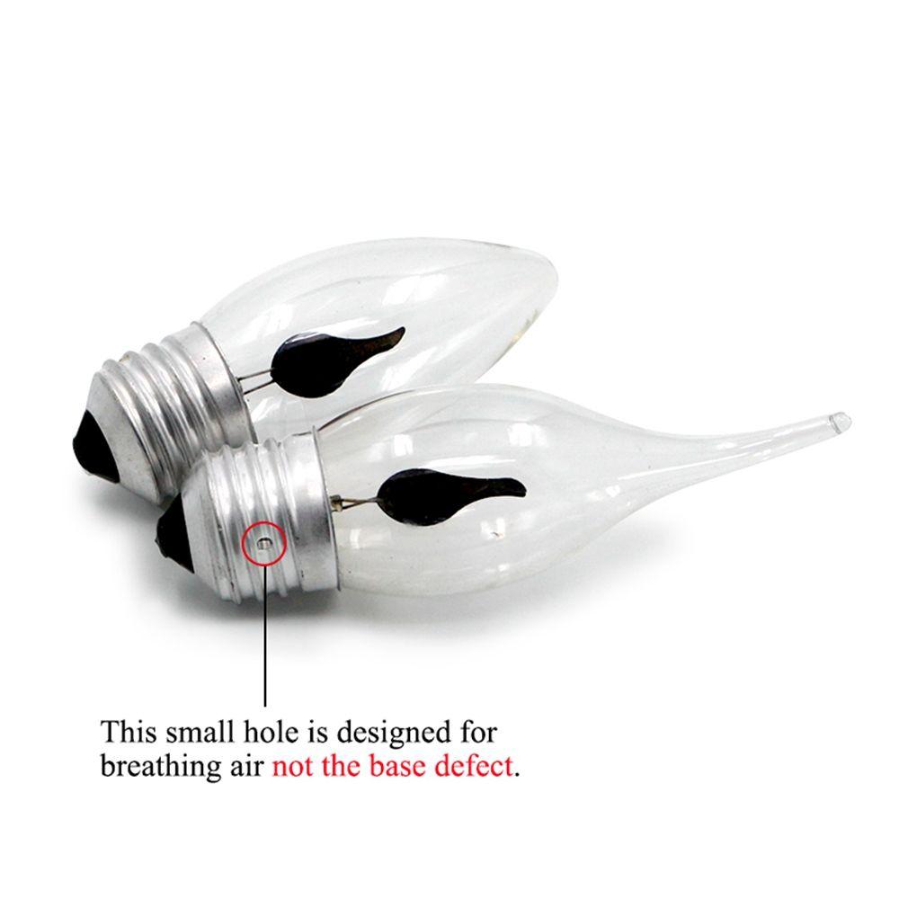Flame Effect Candle Tail Energy Saving Night Light LED Light Bulb Candle Light Candle Tip Lamp