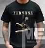 Men's and Women's T-shirts Nirvana T-shirt Rock Band All Stars Unisex Tee Fan Gift