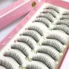 Lashie - Set of 10 Pairs: Natural Crisscross False Eyelashes