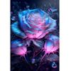 DIY 5D Diamond Painting Blue Rose Flower New 2023 Full Diamond Embroidery Fantasy Landscape Mosaic Picture Craft Hobbies