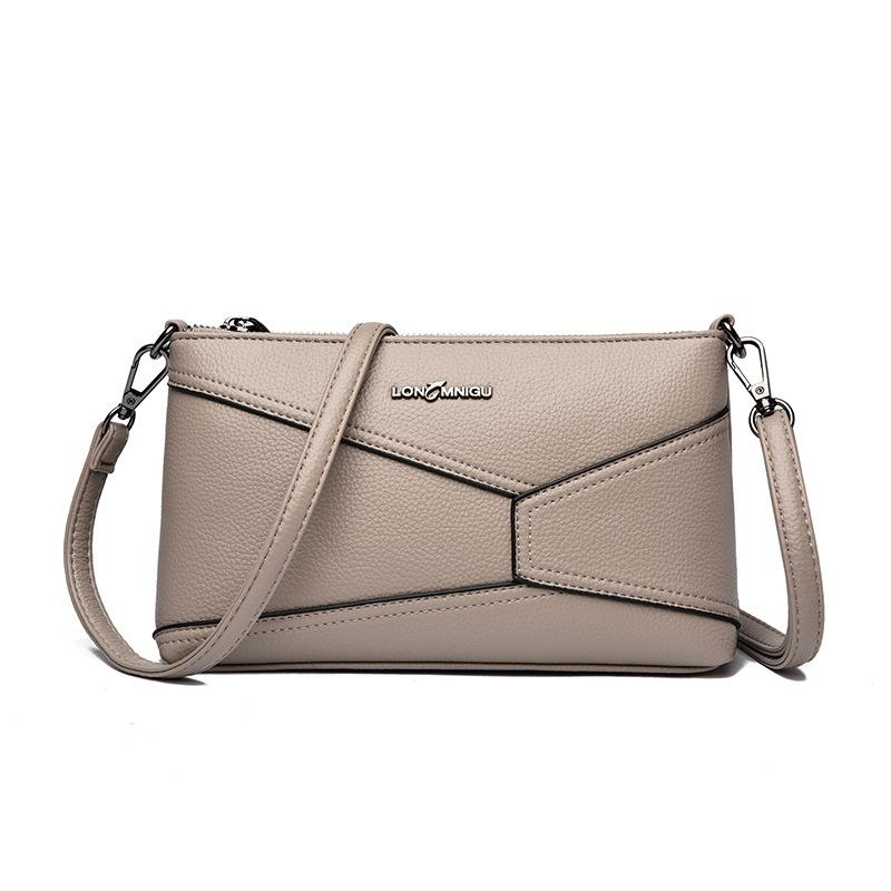 Damen-Einschulter-Leder-Handtasche im High-Class-Stil, Stilvolle Umhängetasche, Muttertasche