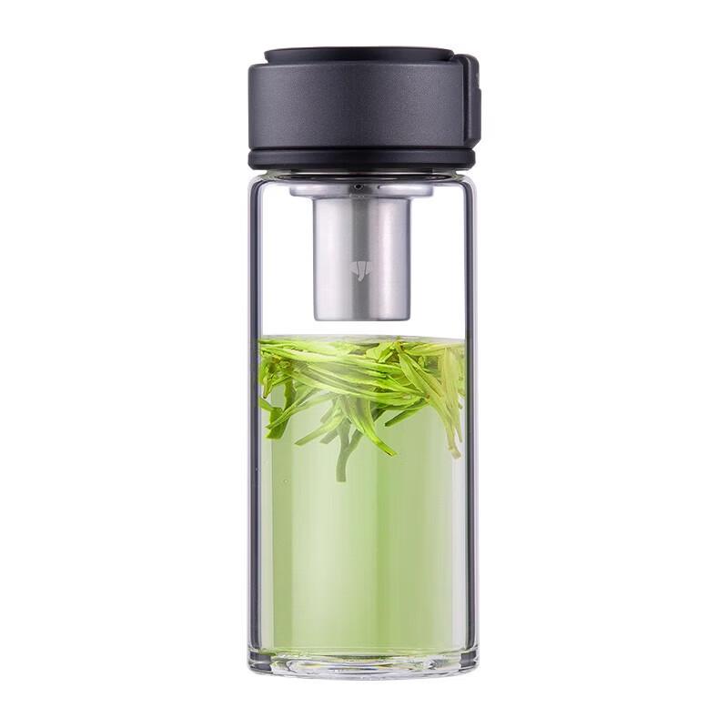 Portable 660ml Single Layer Glass Cup