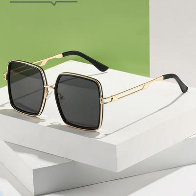 Nauji Moteriški Kvadratiniai Akiniai Nuo Saulės Moteriški Didelio Rėmelio UV Anti-UV Akiniai Nuo Saulės Madingi Akiniai Nuo Saulės M5246