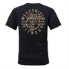 2026Weaponized Fitness Skull Back Print T Shirt Men Tactical Military Short Sleeve Tee Vintage Fight For Something Graphic