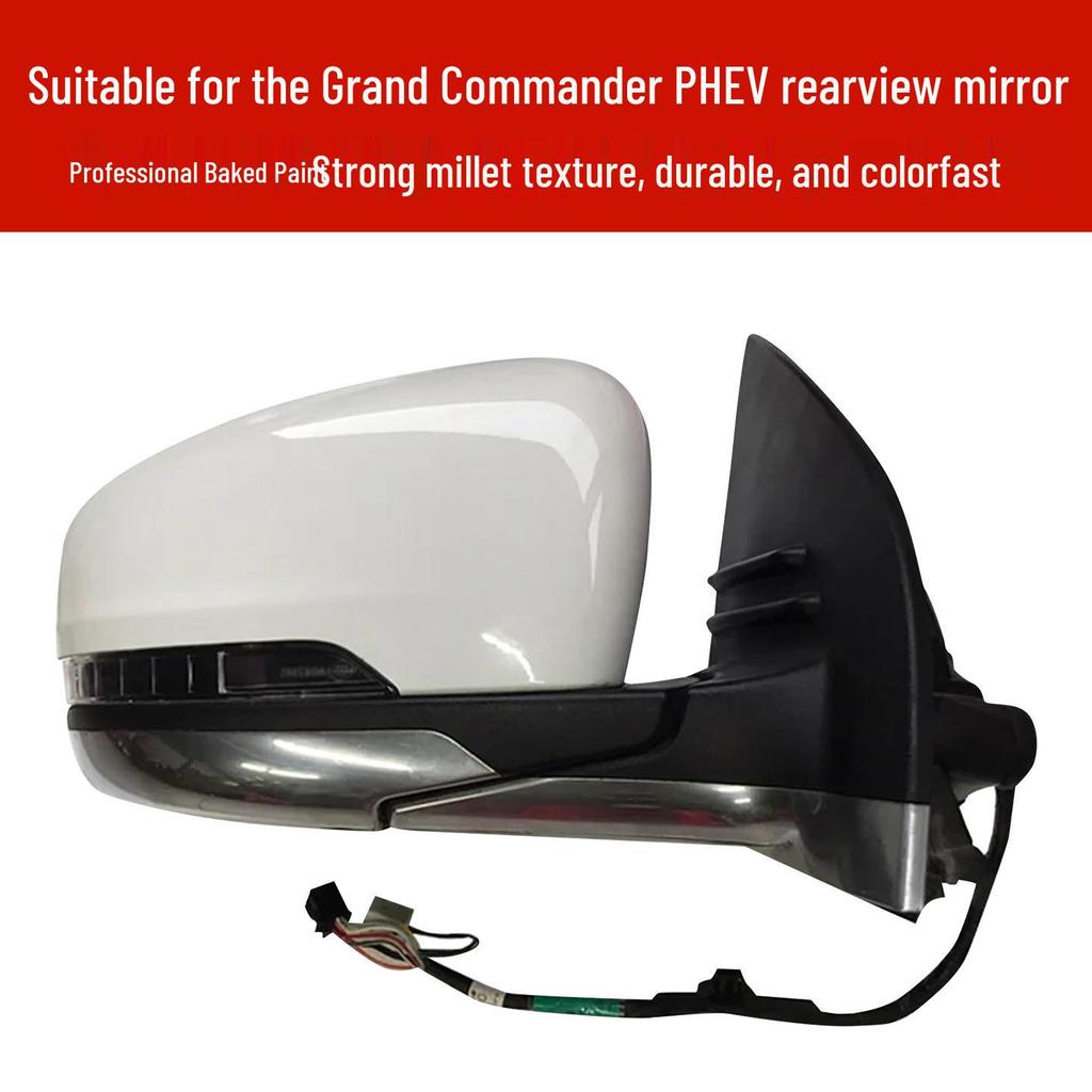 Hodí se pro JEEP Grand Commander 18-22 Sestava zpětného zrcátka, Levé a pravé boční zpětné zrcátko Zrcátko