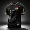 Fashion Unisex Ancient Egypt Pharaoh Graphic Jersey T‑Shirt Pyramid Print Short Sleeve Tops Men Women Street Daily Sport Tees
