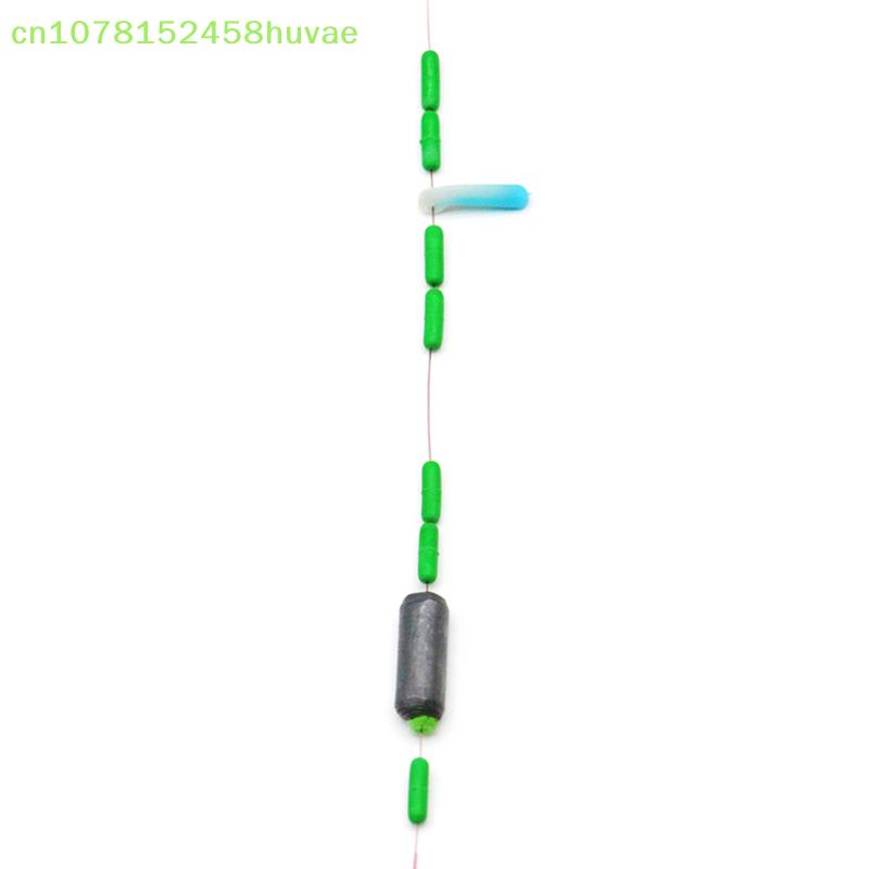 300 Pcs/Pack Fishing Bobber Oval Black Silicon Stopper Space Bean Connector Fishing Line Resistance Fishing Accessories