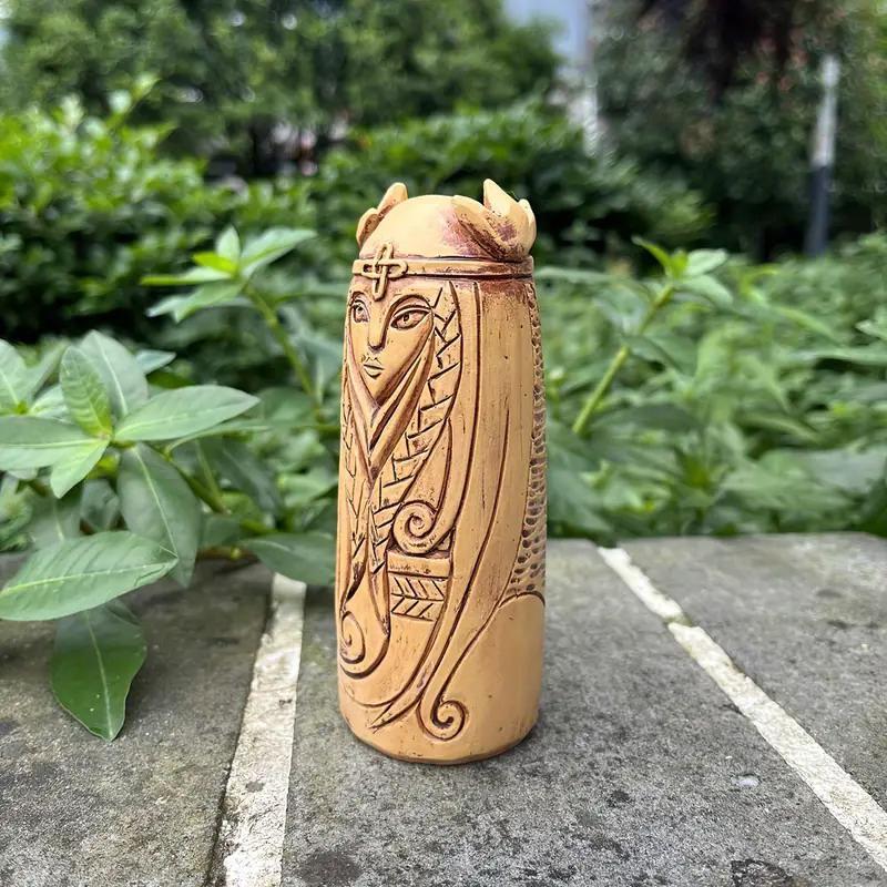 Freya Viking Goddess Statue Resin Sculpture Religious Angel Figurine Floor Mounted Nordic Altar Sculpture For Home Decor