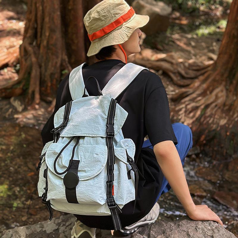 Men's Outdoor Hiking Mountaineering Bag Large Capacity Travel Backpack Women's Lightweight Computer Backpack Student Schoolbag