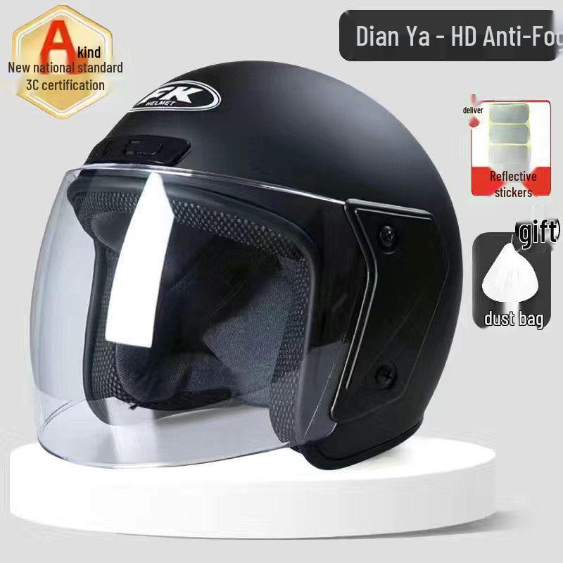 Universal All-Season Warm Helmet Hat with Neck Gaiter for Electric Vehicles and Motorcycles