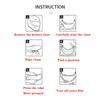 Motorcycle Helmet Visor Anti Fog Film For LS2 OF603 Anti-fog Insert Sticker