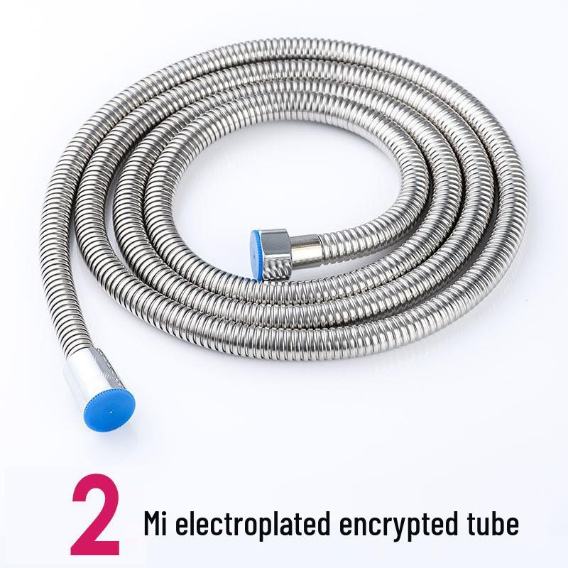 High-Pressure Stainless Steel Shower Hose - Explosion-Proof for Cold & Hot Water