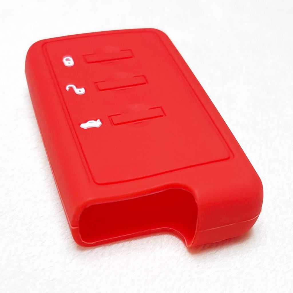 IKT Smart Key Silicone Cover for Subaru Cars, 3 Buttons, Red/Forester, Exiga, WRX, Legacy,