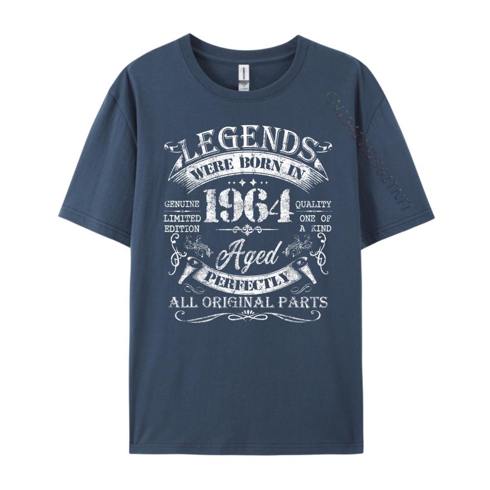 Legends Were Born In 1964 Years Old Birthday New T Shirt Printed Tshirt Thanksgiving