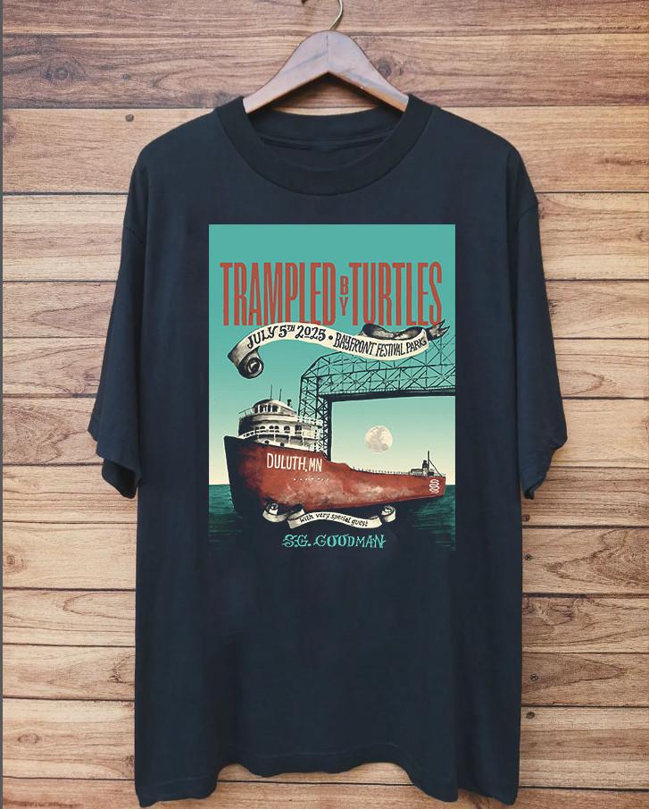Trampled by Turtles Bayfront Festival Park T Shirt Full Size S-5XL Unisex T-Shirt XXXXL