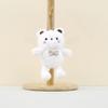 Adorable Cartoon Teddy Bear Keychain Plush Toy With Cute Bowtie For Kids And Adults