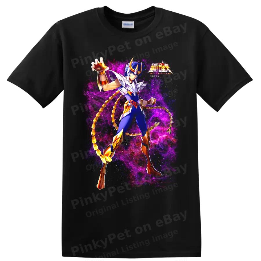Caballero Fenix Anime Knight T Shirt Retro Cosmic Armor Warrior Graphic Art Tee