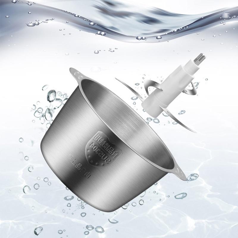 250W 2L Mincer Food Processor 304 Stainless Steel Electric Chopper Meat Grinder Slicer Vegetable Food Chopper Meat Slicer Machine