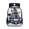 Helicopter Large Capacity Lightweight Backpack Computer Bag New Mechanical Printing Best Gift for Boys and Girls In School